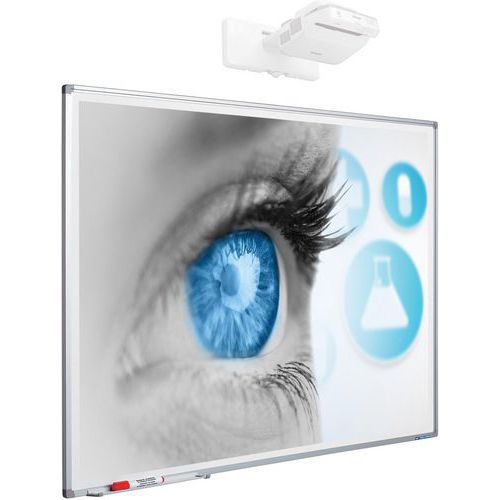 Tableau Projection Softline Cadre Ã‰maillé Mat (16:9)