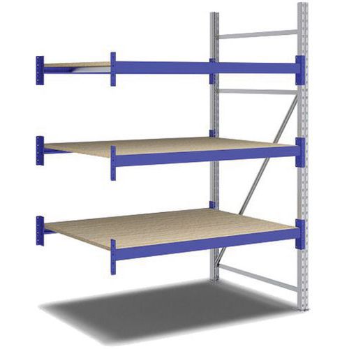 Kit Rayonnage Suivant 2000x1350x1100 Mm 3 Niveaux 1200 Kg