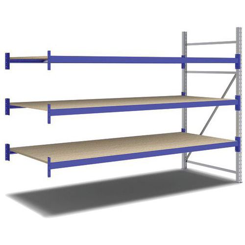 Kit Rayonnage Suivant 2000x2700x1100 Mm 3 Niveaux 1500 Kg