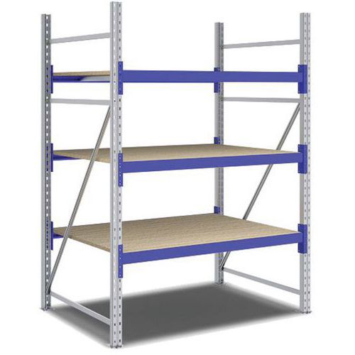 Kit Rayonnage Départ 2000x1350x1100 Mm 3 Niveaux 1200 Kg