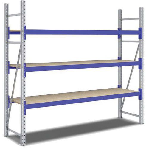 Kit Rayonnage Départ 2000x2200x600 Mm 3 Niveaux 1650 Kg