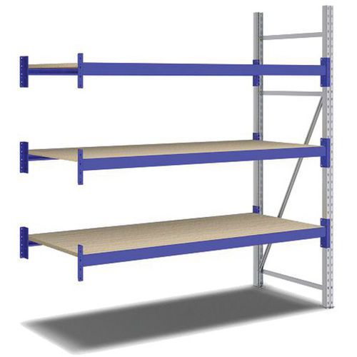 Kit Rayonnage Suivant 2000x1800x800 Mm 3 Niveaux 1500 Kg