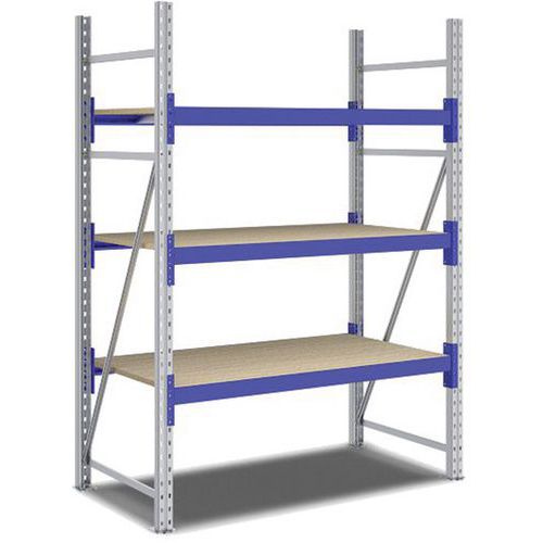 Kit Rayonnage Départ 2000x1350x800 Mm 3 Niveaux 1200 Kg