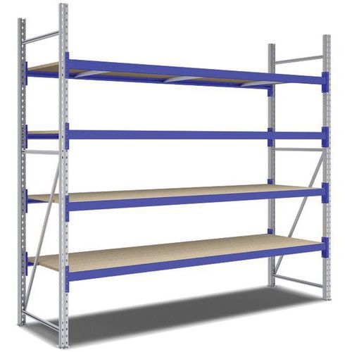 Kit Rayonnage Départ 2500x2700x800 Mm 4 Niveaux 2000 Kg