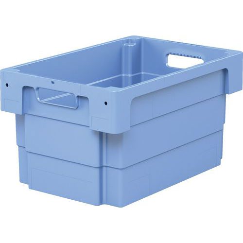 Bac Gerbables Et Emboîtables Série U-turn Bleu