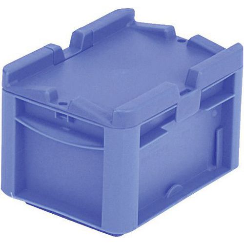 Bac Gerbables Avec Couvercle Monté Sur Charnières Bleu