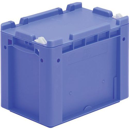Bac Gerbables Avec Couvercle 300 Mm De Longueur Bleu