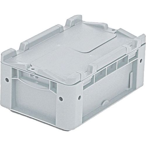 Bac Gerbables Série Xl 138 Mm De Hauteur Double Rabat Gris