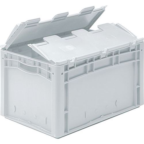 Bac Gerbables Série Xl 238 Mm De Hauteur Double Rabat Gris