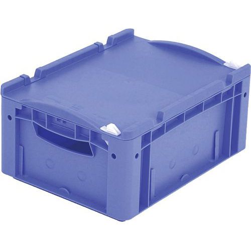 Bac Gerbables Avec Couvercle 400 Mm De Longueur Bleu