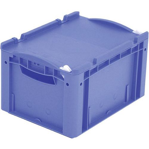 Bac Gerbables Avec Couvercle 300 Mm De Largeur Bleu