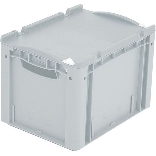 Bac Gerbables Avec Couvercle 288 Mm De Hauteur Gris