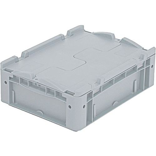 Bac Gerbables Série Xl 400 Mm De Longueur Double Rabat Gris