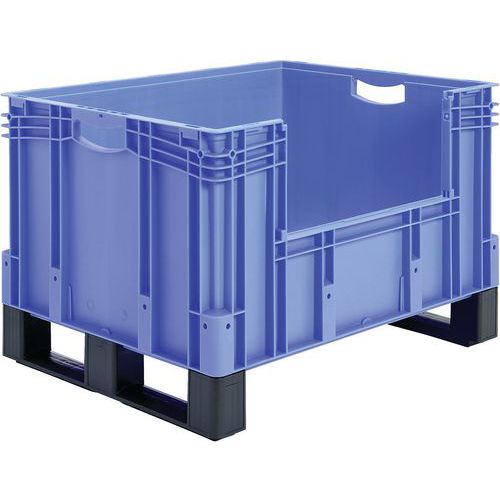 Bac Gerbable Avec Avec Semelles 520 Mm De Hauteur Bleu
