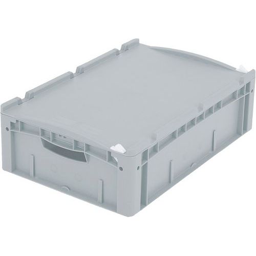 Bac Avec Clips De Fermeture 188 Mm De Hauteur Gris