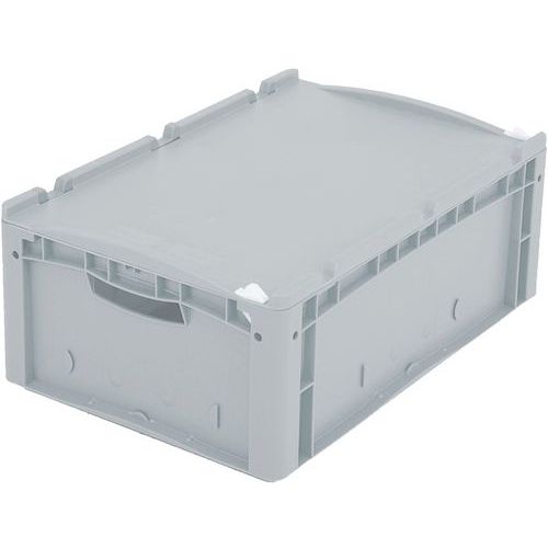 Bac Avec Clips De Fermeture 238 Mm De Hauteur Gris