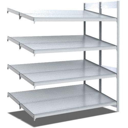 Rack Double Face Suivant Tablette Inclinée 1300x1050x2000