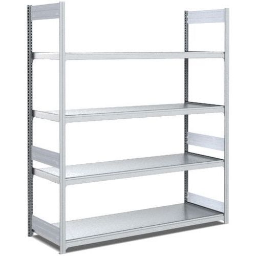 Rack Simple Face Départ Tablette Droite 1300x624x2000