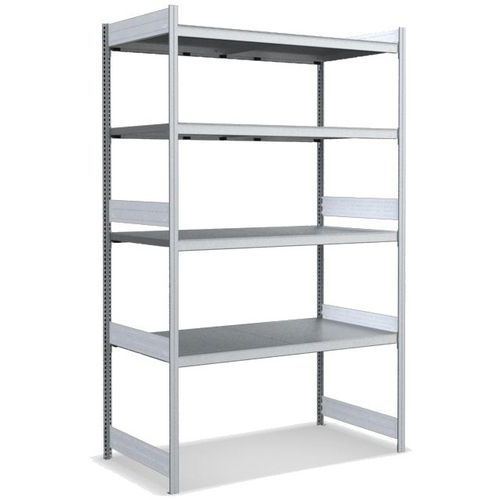 Bito - Rayonnage à tablettes rack à palette - 4 tablettes 350kg/tablette - Acier galvanisé 1500x824x2500mm - Départ
