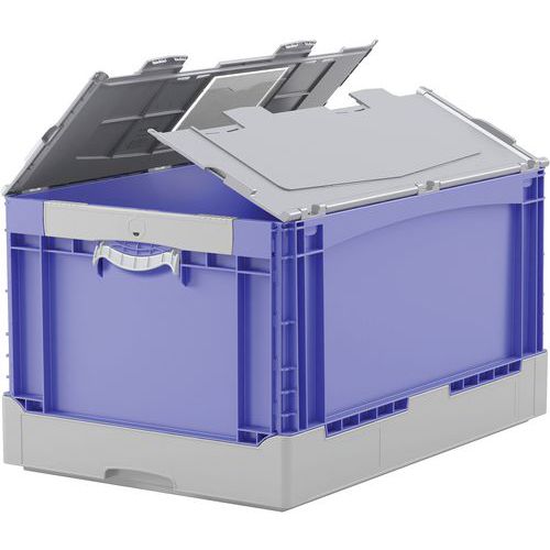 La Bitobox Pliable Eq Double Rabat 297 Mm De Hauteur Bleu