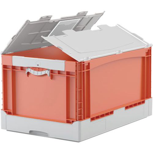 La Bitobox Pliable Eq Double Rabat 400 Mm De Largeur Orange