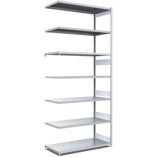 Bito - Rayonnage Charge Lourde Type S - 3000x1000x624mm - 7 Tablettes 300kg - Montage Rapide Sans Outils
