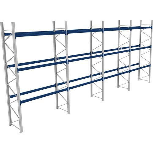 Rack 1 Départ + 3 Suivants Lxlxh 2700x11400x5000 800kg 3 Niv