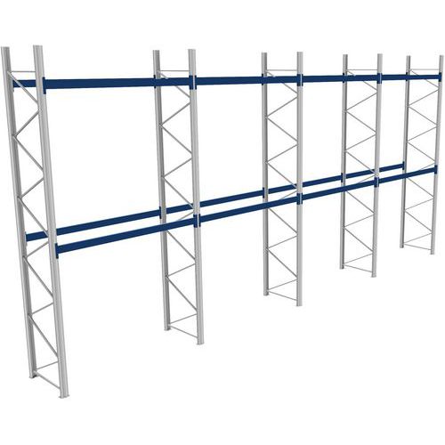 Rack 1 Départ + 3 Suivants Lxpxh 2700x11400x5500 800kg 2 Niv