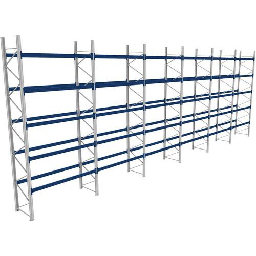 Rack 1 Départ + 5 Suivants Lxlxh 2700x17100x6000 800kg 5 Niv