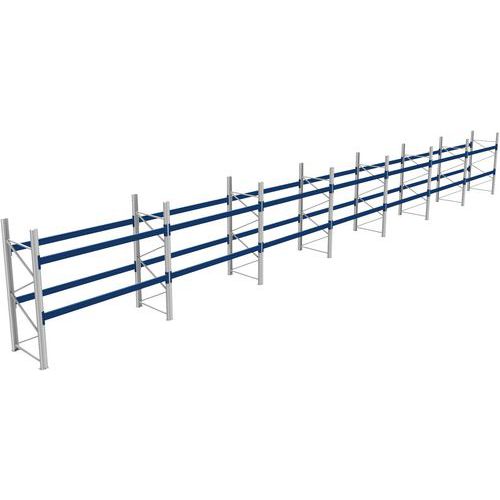 Rack 1 Départ + 6 Suivants Lxlxh 2700x19900x2500 600kg 2 Niv