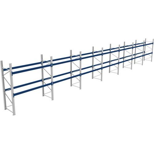 Rack 1 Départ + 6 Suivants Lxlxh 2700x19900x3000 800kg 2 Niv