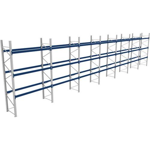 Rack 1 Départ + 6 Suivants Lxlxh 2700x19900x4500 800kg 3 Niv