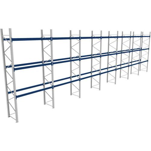 Rack 1 Départ + 6 Suivants Lxlxh 2700x19900x5500 800kg 3 Niv