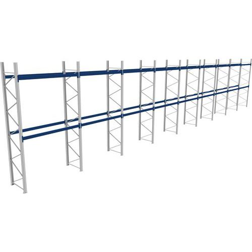 Rack 1 Départ + 8 Suivants Lxlxh 2700x25500x5000 600kg 2 Niv