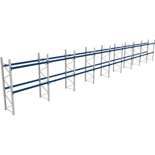 Rack 1 Départ + 8 Suivants Lxlxh 2700x25500x3500 800kg 2 Niv