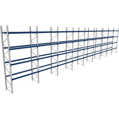 Rack 1 Départ + 8 Suivants Lxlxh 2700x25500x5500 1000kg 4 Niv