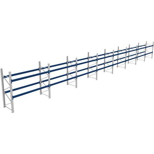 Rack 1 Départ + 7 Suivants Lxlxh 2700x22700x2500 600kg 2 Niv