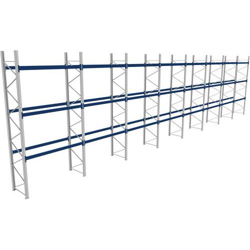 Rack 1 Départ + 7 Suivants Lxlxh 2700x22700x5500 600kg 3 Niv