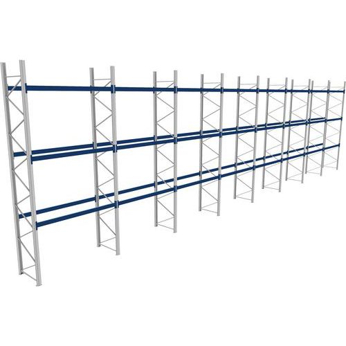 Rack 1 Départ + 7 Suivants Lxlxh 2700x22700x6000 600kg 3 Niv