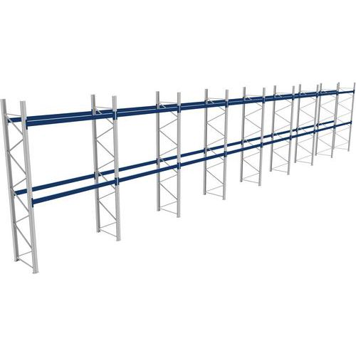 Rack 1 Départ + 7 Suivants Lxlxh 2700x22700x4500 800kg 2 Niv