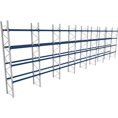 Rack 1 Départ + 7 Suivants Lxlxh 2700x22700x6000 800kg 4 Niv