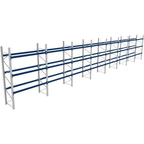 Rack 1 Départ + 7 Suivants Lxlxh 2700x22700x4000 1000kg 3 Niv