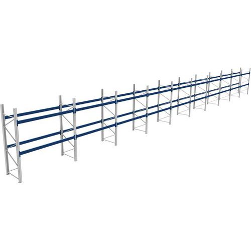 Rack 1 Départ + 9 Suivants Lxlxh 2700x28400x3000 800kg 2 Niv