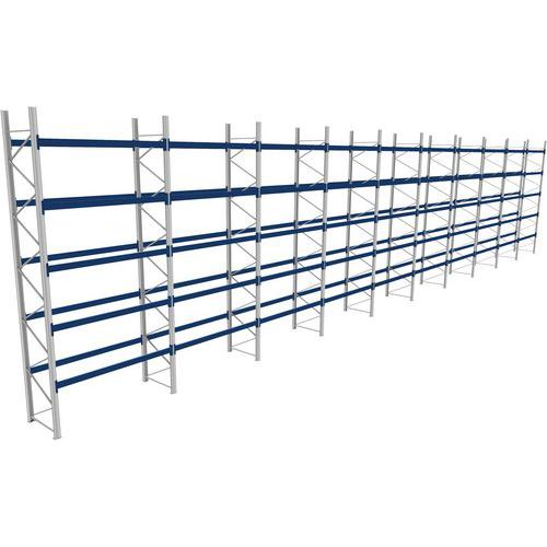 Rack 1 Départ + 9 Suivants Lxlxh 2700x28400x6000 1000kg 5 Niv