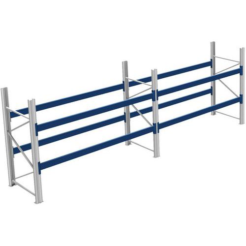 Rack 1 Départ + 1 Suivant Lxlxh 2700x5800x2000 600kg 2 Niv