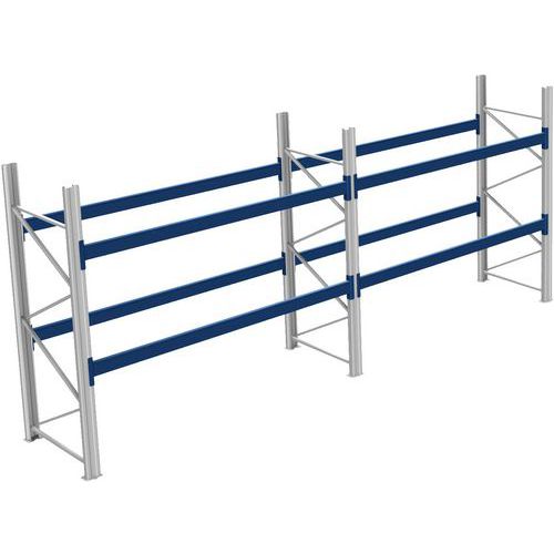 Rack 1 Départ + 1 Suivant Lxlxh 2700x5800x2500 600kg 2 Niv