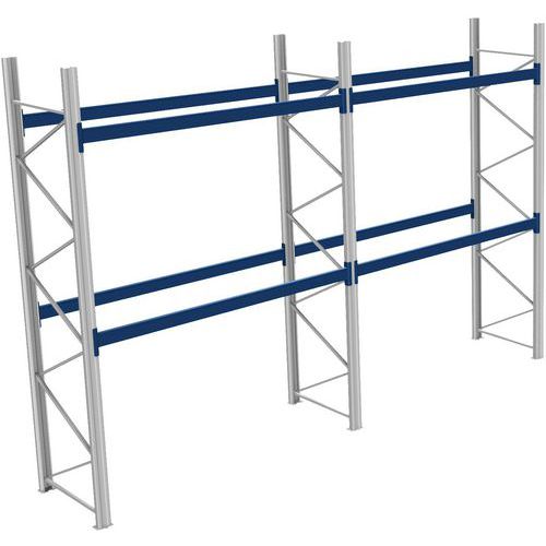 Rack 1 Départ + 1 Suivant Lxlxh 2700x5800x4000 600kg 2 Niv