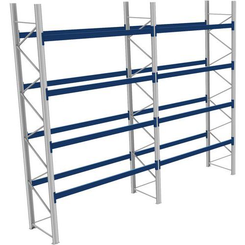 Rack 1 Départ + 1 Suivant Lxlxh 2700x5800x5000 600kg 4 Niv