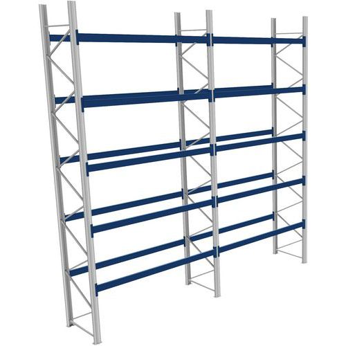 Rack 1 Départ + 1 Suivant Lxlxh 2700x5800x6000 600kg 5 Niv