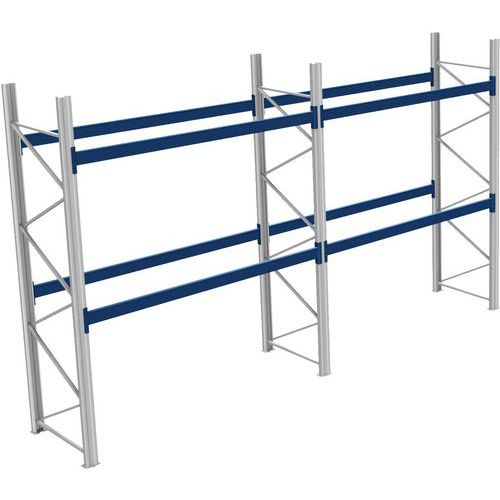 Rack 1 Départ + 1 Suivant Lxlxh 2700x5800x3500 800kg 2 Niv